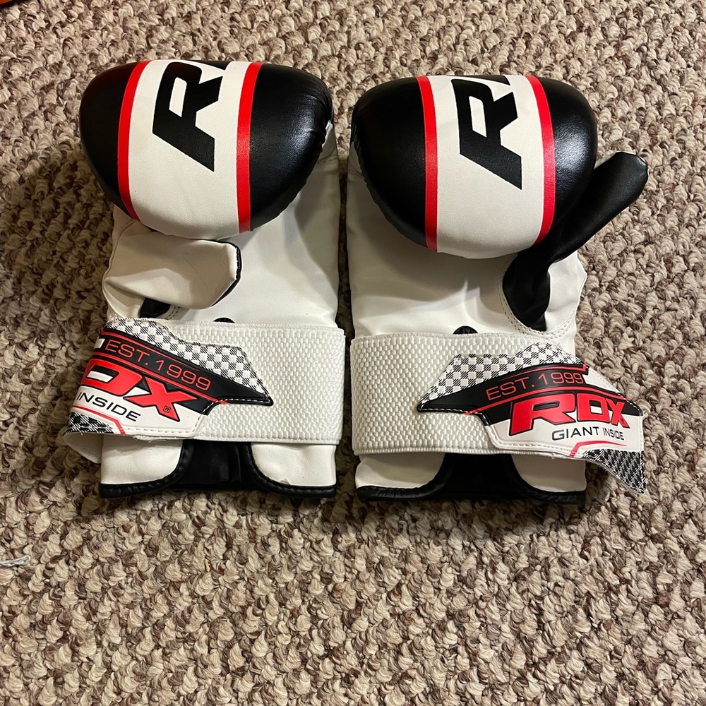 RDX Boxing Gloves in Black and White